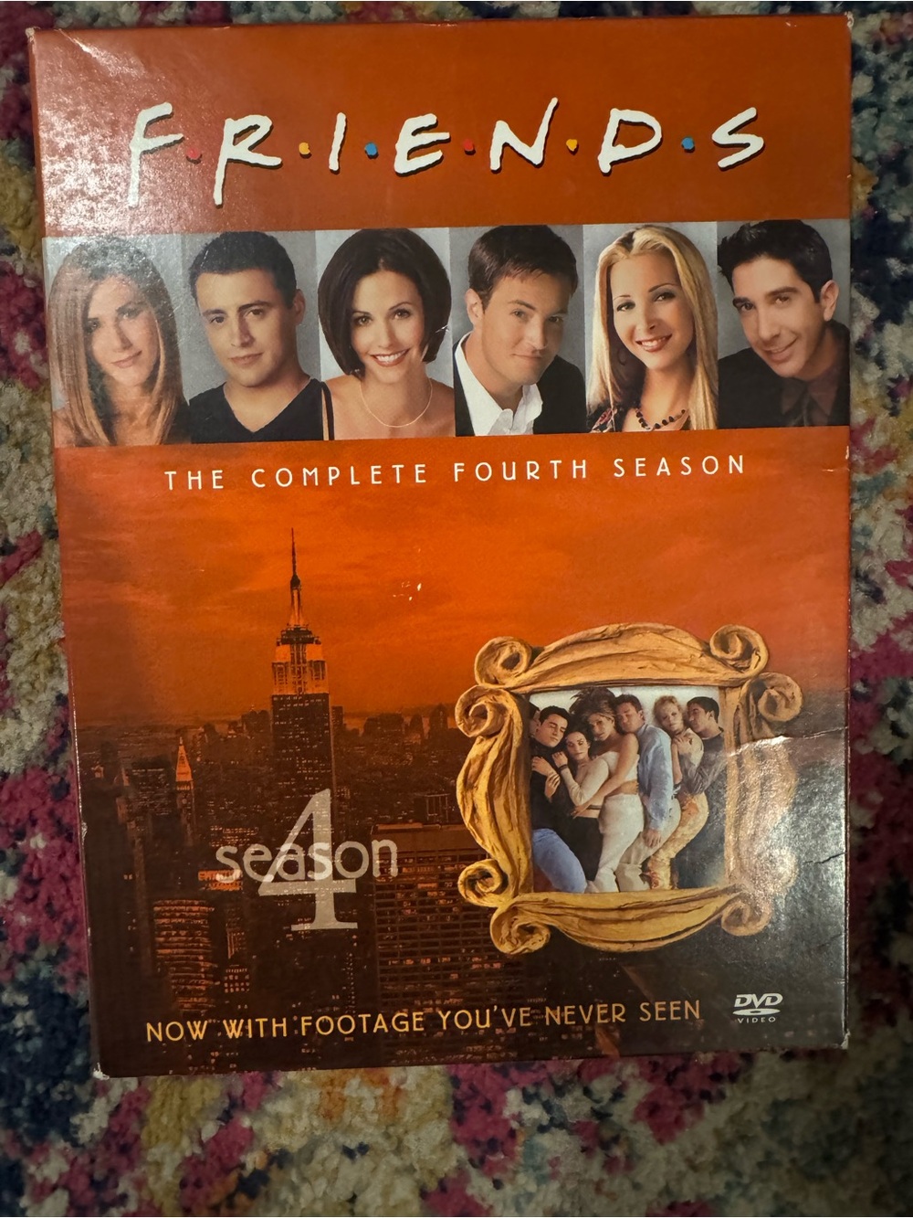 FRIENDS Season 4 DVD complete Set - Orange and Gold Artwork